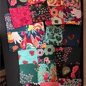 Floral Patchwork Coasters Set of 8